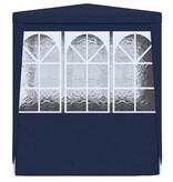 VidaXL Partytent met zijwanden professioneel 90 g/m² 2x2 m blauw