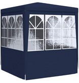 VidaXL Partytent met zijwanden professioneel 90 g/m² 2x2 m blauw