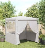 VidaXL Partytent met zijwanden professioneel 90 g/m² 2x2 m wit