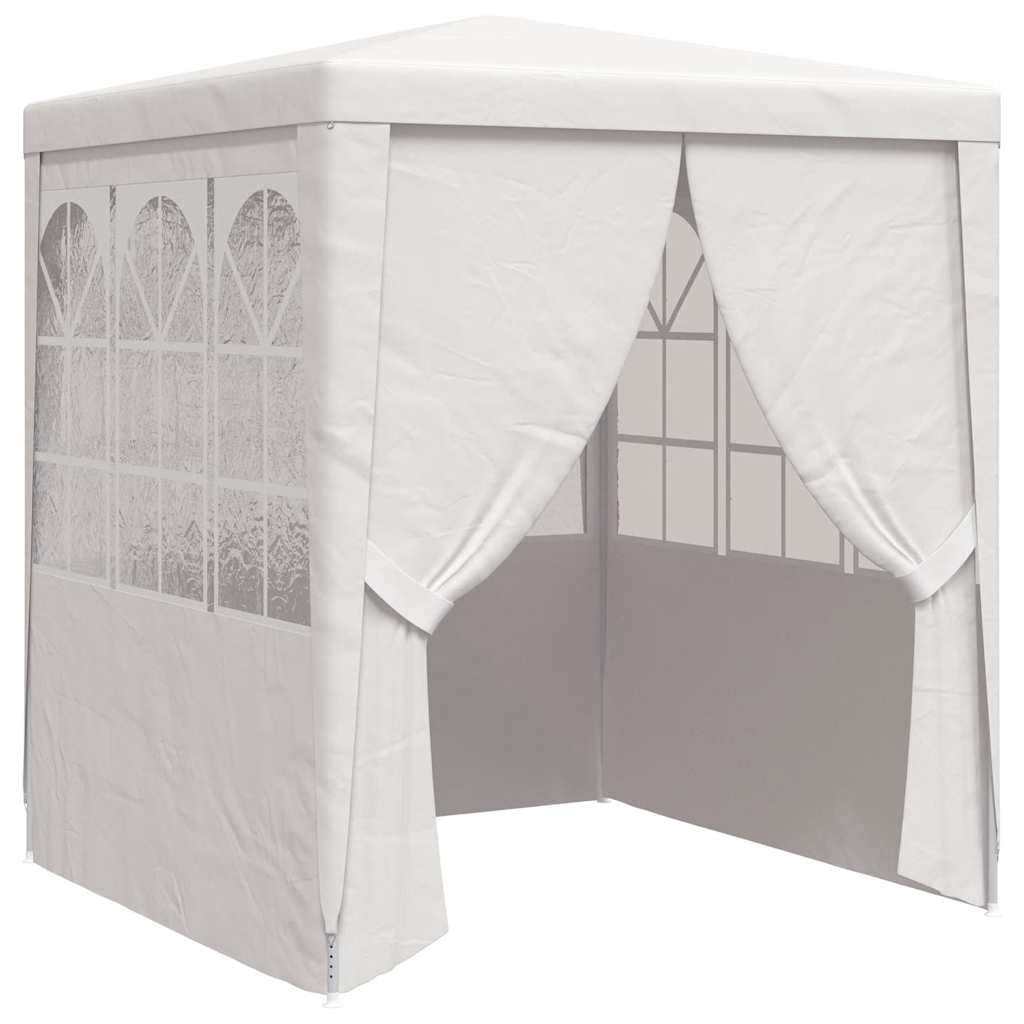 VidaXL Partytent met zijwanden professioneel 90 g/m² 2x2 m wit