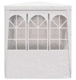 VidaXL Partytent met zijwanden professioneel 90 g/m² 2x2 m wit