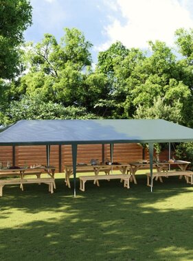 VidaXL Partytent professioneel 90 g/m² 4x9 m groen