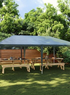 VidaXL Partytent professioneel 90 g/m² 4x6 m groen