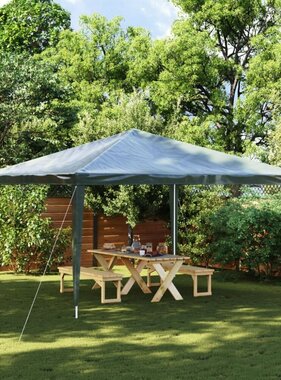 VidaXL Partytent professioneel 90 g/m² 4x4 m groen