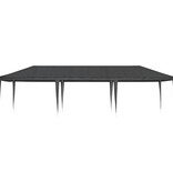 VidaXL Partytent professioneel 90 g/m² 4x9 m antraciet