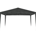 VidaXL Partytent professioneel 90 g/m² 4x4 m antraciet