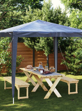 VidaXL Partytent 2,5x2,5 m blauw