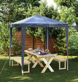 VidaXL Partytent 2x2 m blauw