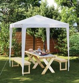 VidaXL Partytent 2x2 m wit