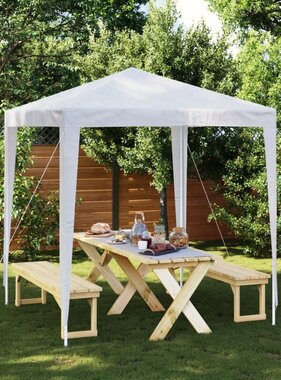 VidaXL Partytent 2x2 m wit