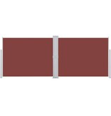 VidaXL Windscherm uittrekbaar 140x1000 cm bruin