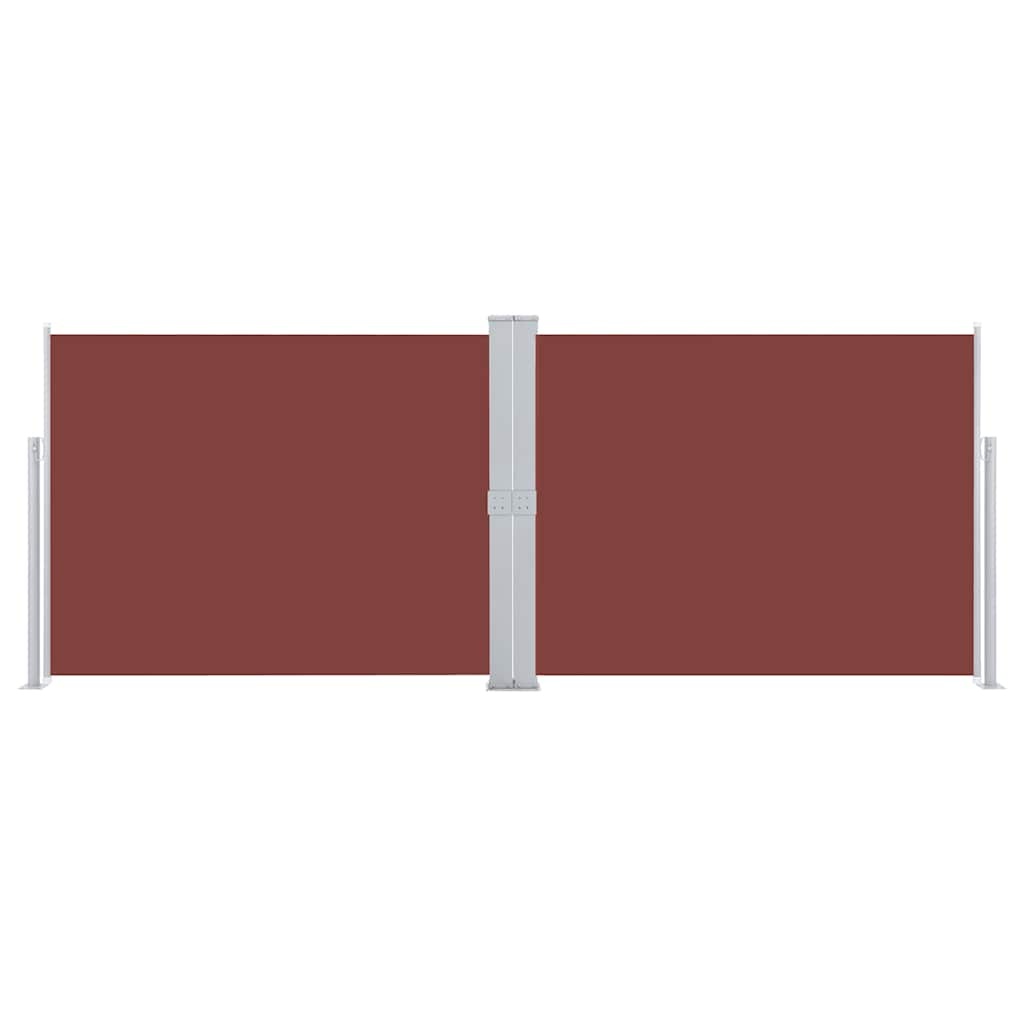 VidaXL Windscherm uittrekbaar 140x1000 cm bruin