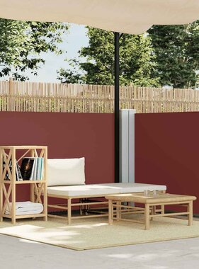 VidaXL Windscherm uittrekbaar 120x1000 cm bruin