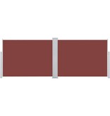 VidaXL Windscherm uittrekbaar 120x1000 cm bruin