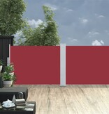 VidaXL Windscherm uittrekbaar 100x1000 cm rood