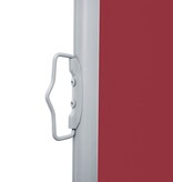 VidaXL Windscherm uittrekbaar 100x1000 cm rood