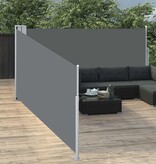 VidaXL Windscherm uittrekbaar 100x1000 cm antraciet