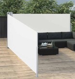 VidaXL Windscherm uittrekbaar 100x1000 cm crème
