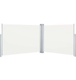 VidaXL Windscherm uittrekbaar 100x1000 cm crème