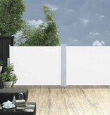 VidaXL Windscherm uittrekbaar 100x1000 cm crème