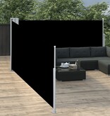 VidaXL Windscherm uittrekbaar 100x1000 cm zwart