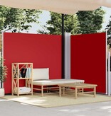 VidaXL Windscherm uittrekbaar 170x600 cm rood