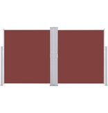 VidaXL Windscherm uittrekbaar 140x600 cm bruin