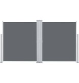 VidaXL Windscherm uittrekbaar 140x600 cm antraciet