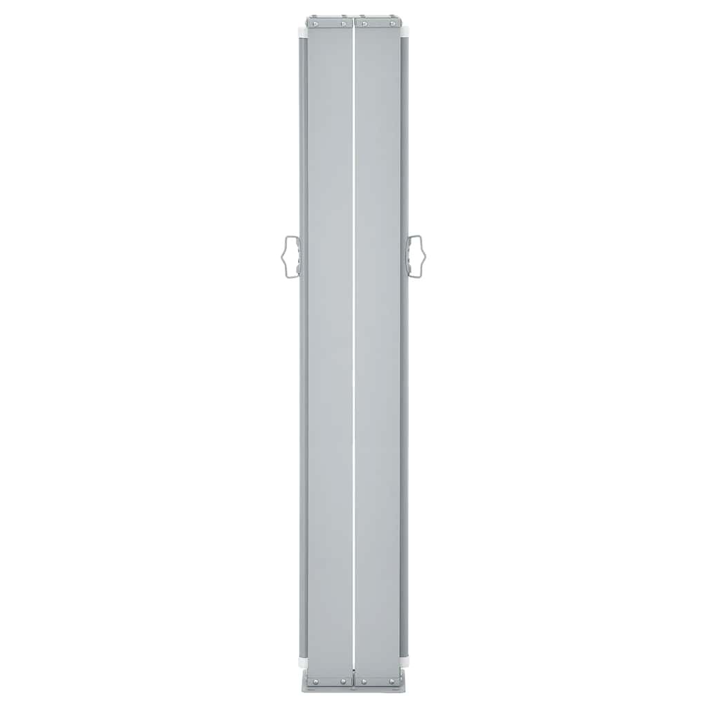 VidaXL Windscherm uittrekbaar 140x600 cm zwart