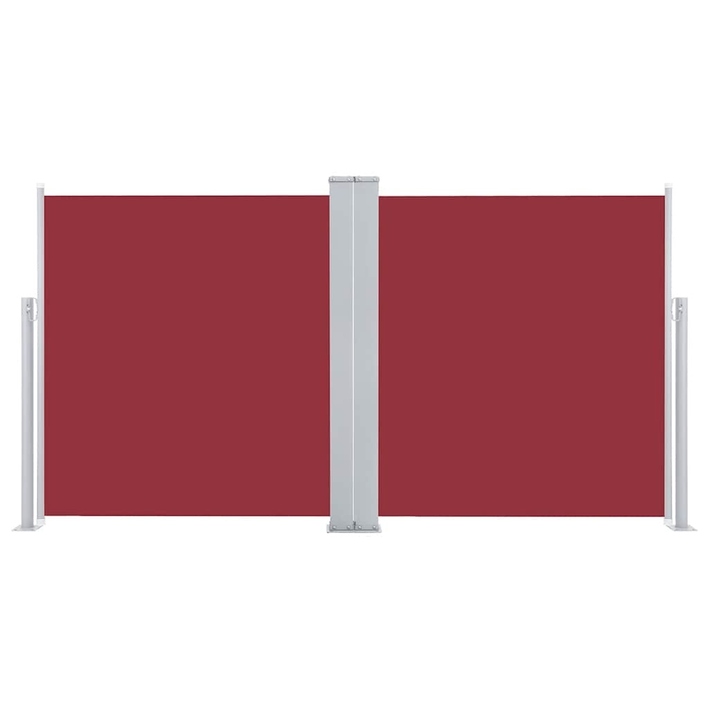VidaXL Windscherm uittrekbaar 120x600 cm rood