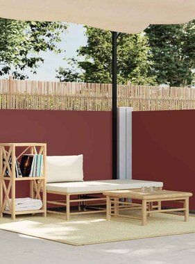 VidaXL Windscherm uittrekbaar 120x600 cm bruin