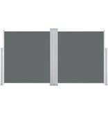 VidaXL Windscherm uittrekbaar 120x600 cm antraciet