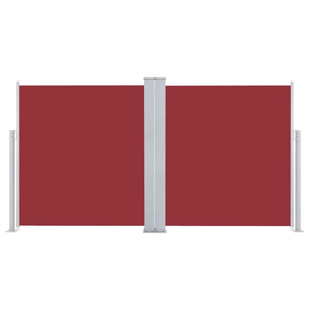 VidaXL Windscherm uittrekbaar 100x600 cm rood