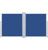 VidaXL Windscherm uittrekbaar 100x600 cm blauw