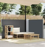 VidaXL Windscherm uittrekbaar 100x600 cm antraciet