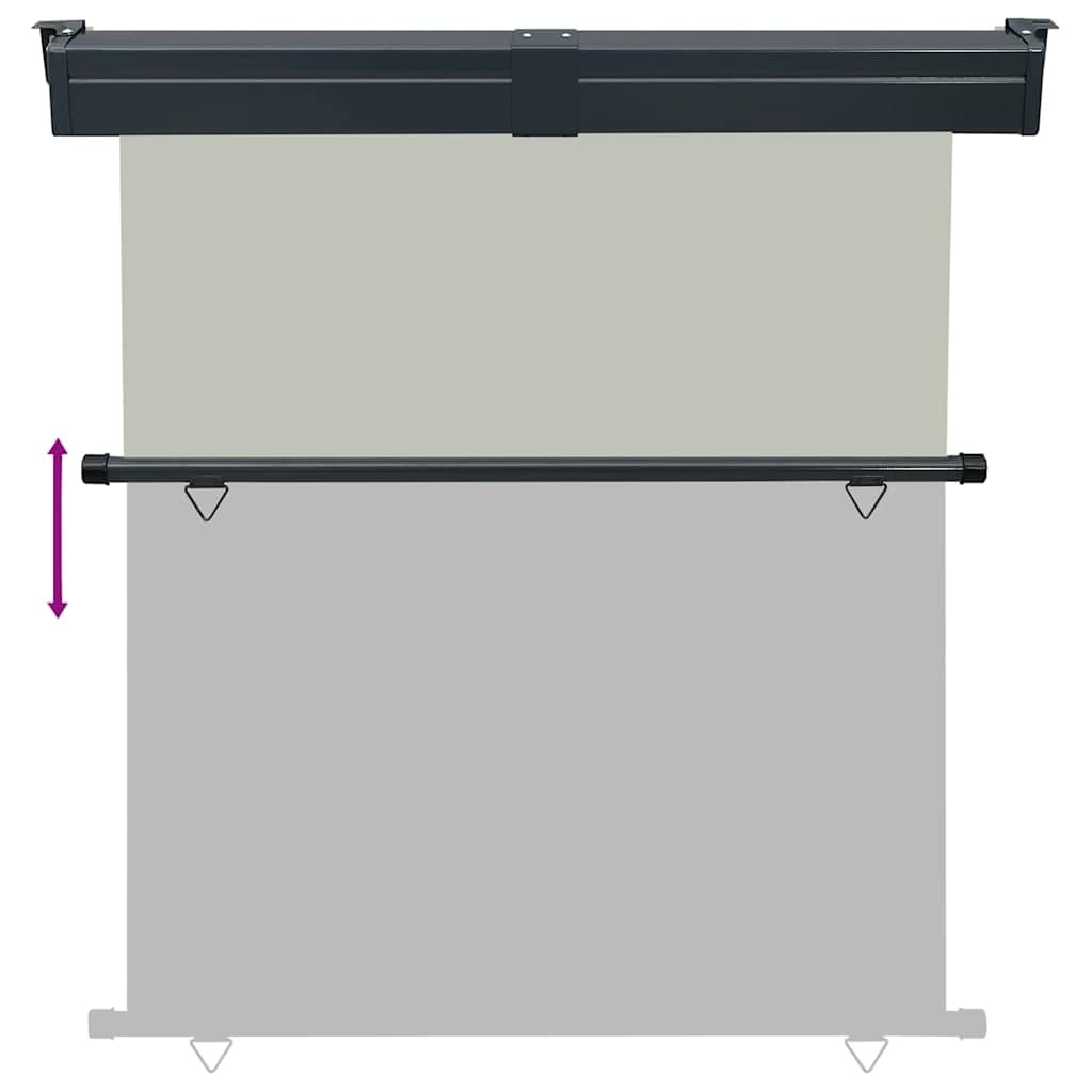 VidaXL Balkonscherm 175x250 cm grijs