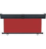 VidaXL Balkonscherm 175x250 cm rood