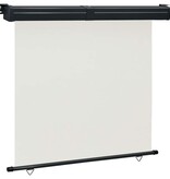 VidaXL Balkonscherm 175x250 cm crèmekleurig