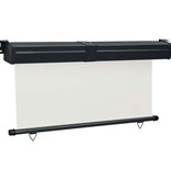 VidaXL Balkonscherm 175x250 cm crèmekleurig