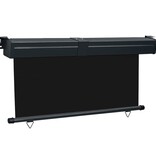 VidaXL Balkonscherm 175x250 cm zwart