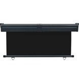 VidaXL Balkonscherm 175x250 cm zwart