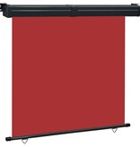 VidaXL Balkonscherm 165x250 cm rood