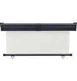 VidaXL Balkonscherm 165x250 cm crèmekleurig