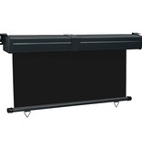 VidaXL Balkonscherm 165x250 cm zwart