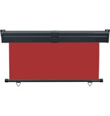 VidaXL Balkonscherm 145x250 cm rood
