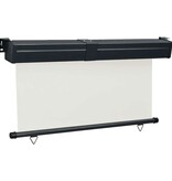 VidaXL Balkonscherm 145x250 cm crèmekleurig