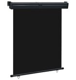 VidaXL Balkonscherm 145x250 cm zwart