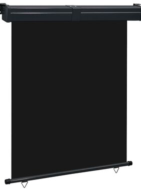 VidaXL Balkonscherm 145x250 cm zwart