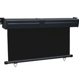 VidaXL Balkonscherm 145x250 cm zwart