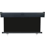 VidaXL Balkonscherm 145x250 cm zwart